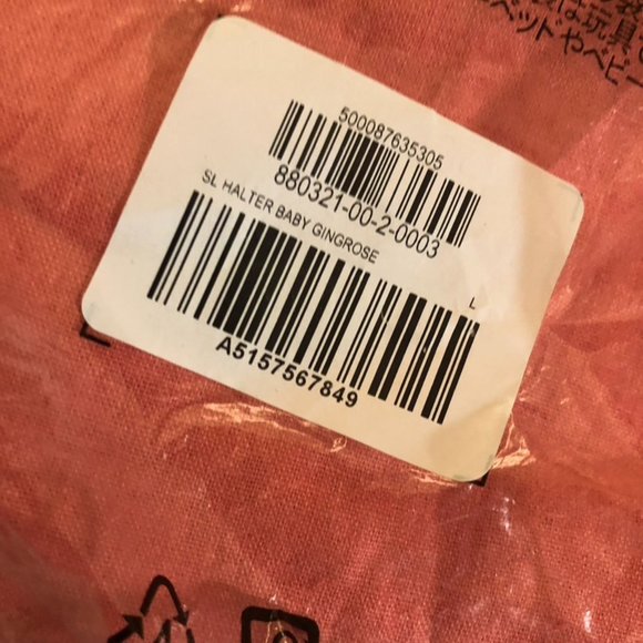 OLD NAVY FIT FLARE LINEN-BLEND HALTER DRESS (GINGER ROSE) PLUS XXL TALL, XXL, XL - Picture 11 of 16